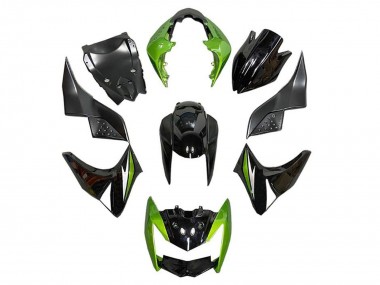 Shop 2007-2009 Kawasaki Z1000 Motorcycle Fairings - Green Glossy Black Silver Canada