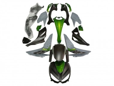 Shop 2014-2019 Kawasaki Z1000 Motorcycle Fairings - Green Grey Matte Black Canada