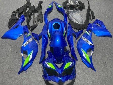 Shop 2019-2025 Kawasaki ZX25R ZX-25R Motorcycle Fairings - Blue Green Ecstar Canada