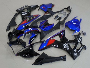 Shop 2015-2016 BMW S1000RR Motorcycle Fairings - Blue Red Glossy Black Castrol Canada