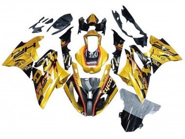 Shop 2015-2016 BMW S1000RR Motorcycle Fairings - Gold Black Tyco Canada