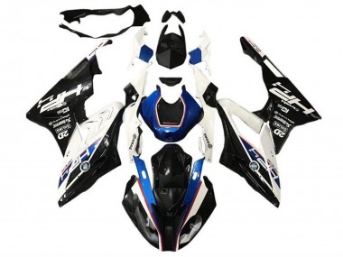 Shop 2017-2018 BMW S1000RR Motorcycle Fairings - White Blue Glossy Black HP Canada