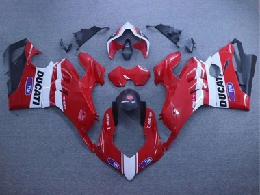 Shop 2020-2021 Ducati Panigale V4 V4S Motorcycle Fairings - White Red Matte Black Tim Canada