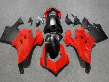 Shop 2020-2021 Ducati Panigale V4 V4S Motorcycle Fairings - Red Matte Black Canada
