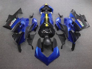 Shop 2020-2021 Ducati Panigale V4 V4S Motorcycle Fairings - Blue Yellow Matte Black Canada