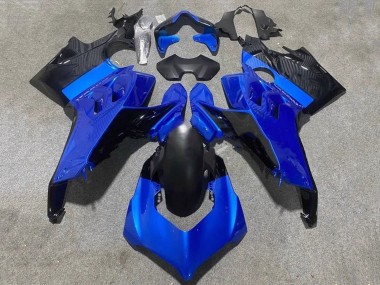 Shop 2020-2021 Ducati Panigale V4 V4S Motorcycle Fairings - Blue Glossy Black Canada