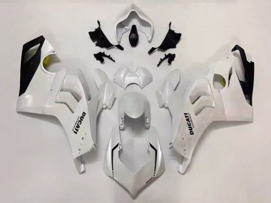 Shop 2020-2021 Ducati Panigale V4 V4S Motorcycle Fairing - Pearl White Glossy Black Canada