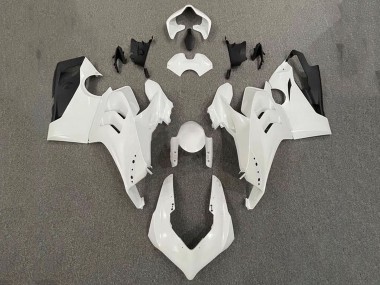 Shop 2020-2021 Ducati Panigale V4 V4S Motorcycle Fairings - Pearl White Glossy Black Canada