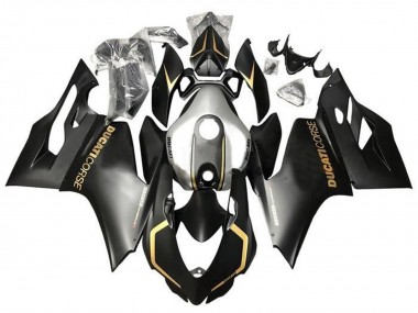 Shop 2011-2014 Ducati Panigale 899 Motorcycle Fairings - Matte Black Gold Silver Corse Canada