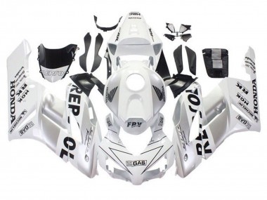 Shop 2004-2005 Honda CBR1000RR Motorcycle Fairings - White Silver Black Repsol Canada