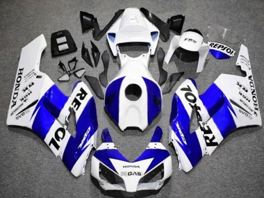 Shop 2004-2005 Honda CBR1000RR Motorcycle Fairings - White Blue Black Repsol Canada