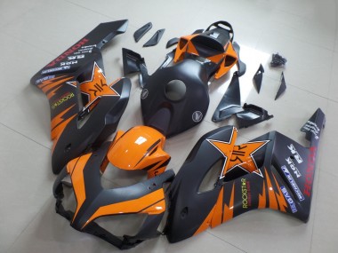Shop 2004-2005 Honda CBR1000RR Motorcycle Fairings - Orange Matte Black Rockstar Canada