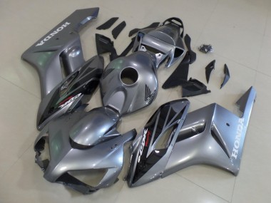 Shop 2004-2005 Honda CBR1000RR Motorcycle Fairings - Silver Glossy Black Stripe Canada