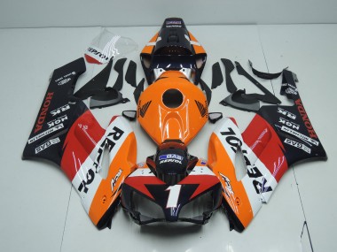 Shop 2004-2005 Honda CBR1000RR Motorcycle Fairings - Orange White Red Glossy Black Repsol RCV 1 Canada
