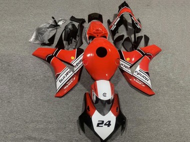 Shop 2008-2011 Honda CBR1000RR Motorcycle Fairings - Red White Glossy Black 24 Canada