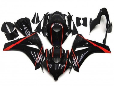 Shop 2008-2011 Honda CBR1000RR Motorcycle Fairings - Glossy Black Red Stripe Canada