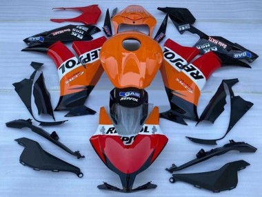 Shop 2012-2016 Honda CBR1000RR Motorcycle Fairing - Orange White Red Glossy Black Repsol Canada