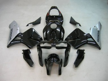 Shop 2005-2006 Honda CBR600RR Motorcycle Fairings - Black Silver Canada
