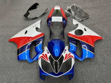 Shop 2001-2003 Honda CBR600 F4i Motorcycle Fairings - White Red Blue Dark Blue Canada
