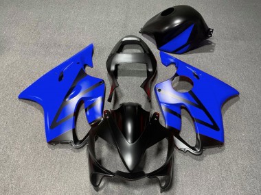 Shop 2001-2003 Honda CBR600 F4i Motorcycle Fairings - Blue Matte Black Canada