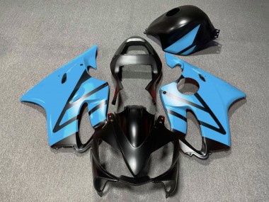 Shop 2001-2003 Honda CBR600 F4i Motorcycle Fairings - Light Blue Matte Black Canada