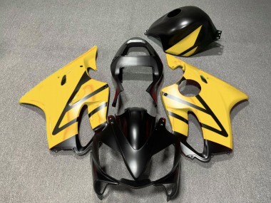 Shop 2001-2003 Honda CBR600 F4i Motorcycle Fairings - Yellow Matte Black Canada