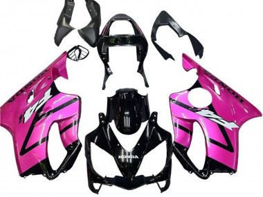 Shop 2001-2003 Honda CBR600 F4i Motorcycle Fairing - Pink Glossy Black Stripe Canada