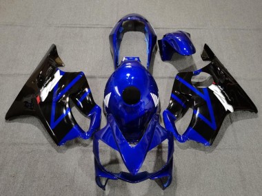 Shop 2004-2007 Honda CBR600 F4i Motorcycle Fairings - Blue Glossy Black Canada