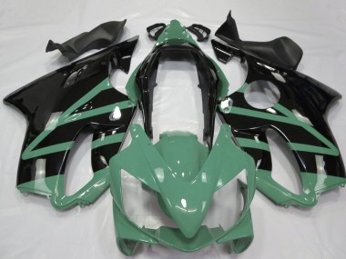 Shop 2004-2007 Honda CBR600 F4i Motorcycle Fairings - Moss Green Glossy Black Canada