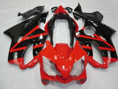 Shop 2004-2007 Honda CBR600 F4i Motorcycle Fairings - Red Glossy Black Canada