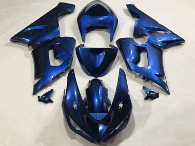 Shop 2005-2006 Kawasaki ZX6R Motorcycle Fairings - Blue Canada