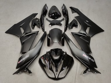 Shop 2009-2012 Kawasaki ZX6R Motorcycle Fairings - Matte Black Glossy Black White Red Canada