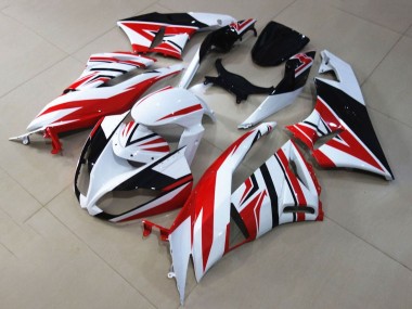 Shop 2009-2012 Kawasaki ZX6R Motorcycle Fairings - White Red Black Canada