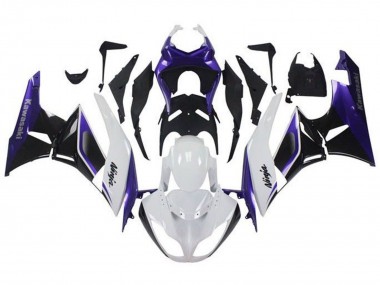Shop 2009-2012 Kawasaki ZX6R Motorcycle Fairings - Purple White Black Canada