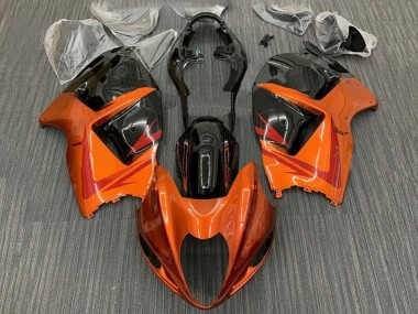 Shop 1996-2007 Suzuki GSXR 1300 Hayabusa Motorcycle Fairings - Orange Black Red Canada