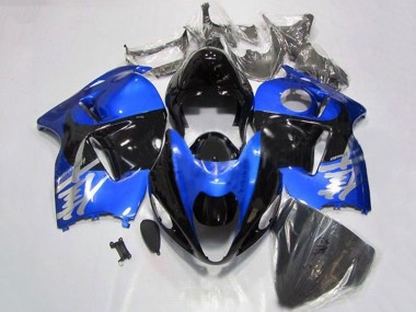 Shop 1996-2007 Suzuki GSXR 1300 Hayabusa Motorcycle Fairings - Blue Chrome Black Canada