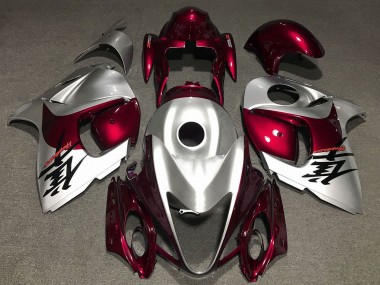Shop 2008-2020 Silver Dark Red Suzuki GSXR 1300 Hayabusa Motorcycle Fairings Canada