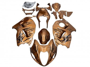 Shop 2008-2020 Bronze Black Flame Suzuki GSXR 1300 Hayabusa Motorcycle Fairings Canada
