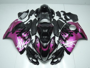 Shop 2008-2020 Glossy Black Purple Flame Suzuki GSXR 1300 Hayabusa Motorcycle Fairings Canada