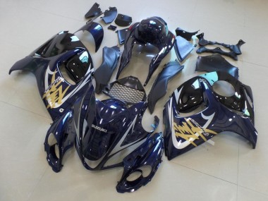 Shop 2008-2020 Dark Blue Black Gold Silver Suzuki GSXR 1300 Hayabusa Motorcycle Fairings Canada
