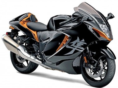 Shop 2021-2025 Black Gold Suzuki GSXR 1300 Hayabusa Motorcycle Fairings Canada