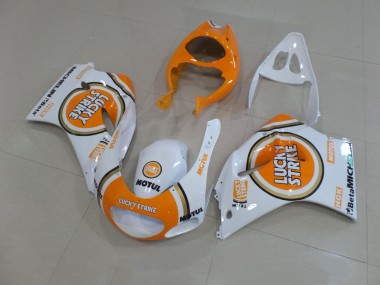 Shop 1991-1996 Suzuki RGV250 VJ22 Motorcycle Fairings - White Orange Lucky Strike Motul Canada