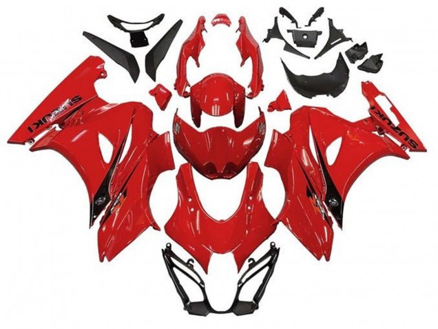 2017-2025 Suzuki GSXR1000 Motorcycle Fairings - Red Black Canada