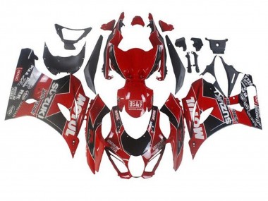 Shop 2017-2024 Suzuki GSXR1000 Motorcycle Fairings - Red White Black Motul Canada