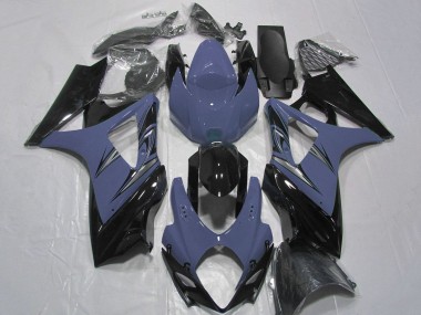 Shop 2007-2008 Suzuki GSXR 1000 Motorcycle Fairings - Silver Blue Glossy Black Canada