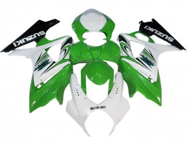 Shop 2007-2008 Suzuki GSXR 1000 Motorcycle Fairing - White Green Black Canada