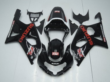 Shop 2001-2003 Suzuki GSXR 600 / GSXR 750 Motorcycle Fairings - Glossy Black Red White Yoshimura Canada