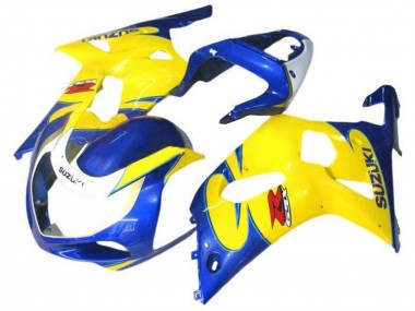 Shop 2001-2003 Suzuki GSXR 600 / GSXR 750 Motorcycle Fairings - Blue Yellow White Canada