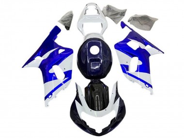 Shop 2001-2003 Suzuki GSXR 600 / GSXR 750 Motorcycle Fairings - White Blue Black Canada