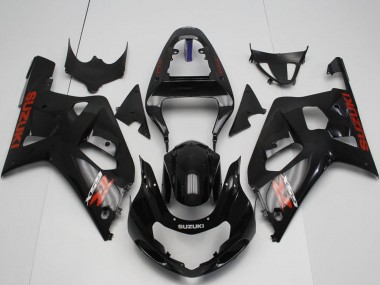Shop 2001-2003 Suzuki GSXR 600 / GSXR 750 Motorcycle Fairings - Glossy Black Red Canada